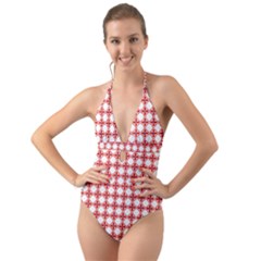 Stargazer Halter Cut-out One Piece Swimsuit