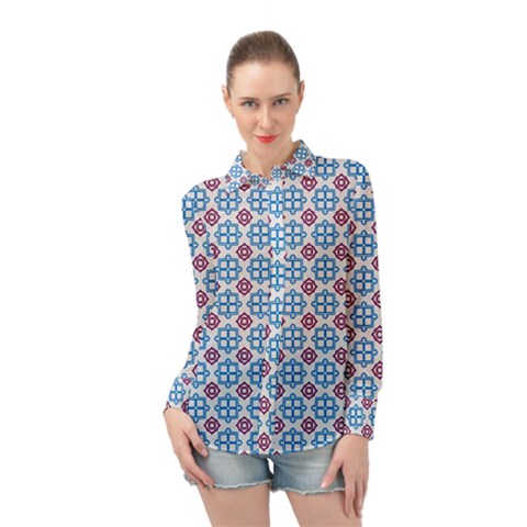 Doriskos Long Sleeve Chiffon Shirt by deformigo