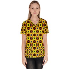 Eltopia Women s V-neck Scrub Top by deformigo