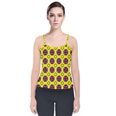 Memphis Velvet Spaghetti Strap Top by deformigo