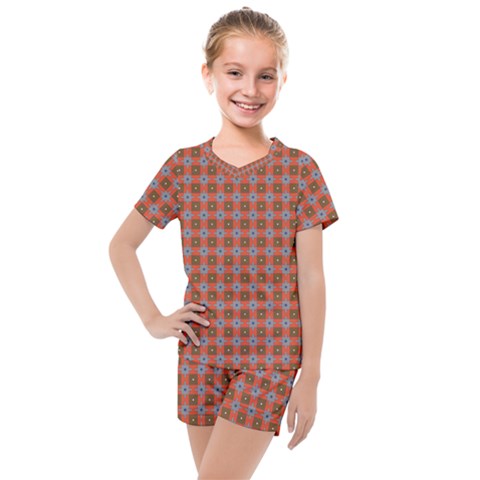 Persia Kids  Mesh Tee And Shorts Set by deformigo