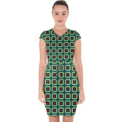 Thinis Capsleeve Drawstring Dress  by deformigo