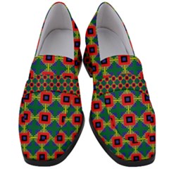 Sharuna Women s Chunky Heel Loafers