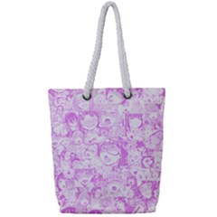 Pink Hentai  Full Print Rope Handle Tote (Small)