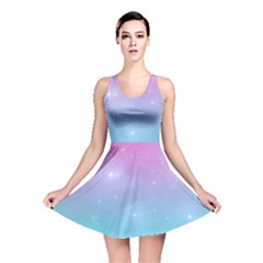 Pastel Goth Galaxy  Reversible Skater Dress by thethiiird