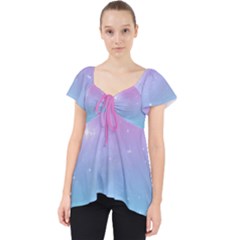 Pastel Goth Galaxy  Lace Front Dolly Top