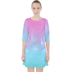 Pastel Goth Galaxy  Pocket Dress