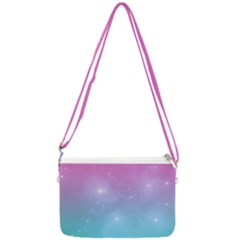 Pastel Goth Galaxy  Double Gusset Crossbody Bag