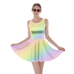 Pastel Goth Rainbow  Skater Dress by thethiiird