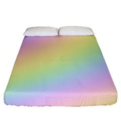 Pastel Goth Rainbow  Fitted Sheet (queen Size) by thethiiird