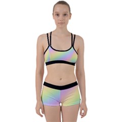 Pastel Goth Rainbow  Perfect Fit Gym Set by thethiiird