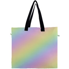 Pastel Goth Rainbow  Canvas Travel Bag by thethiiird