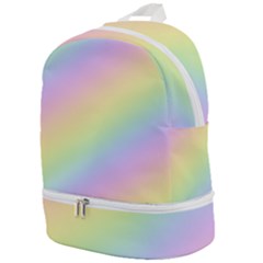 Pastel Goth Rainbow  Zip Bottom Backpack by thethiiird