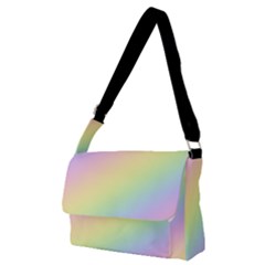 Pastel Goth Rainbow  Full Print Messenger Bag (m) by thethiiird