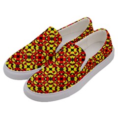 Rby-c-3-9 Men s Canvas Slip Ons by ArtworkByPatrick