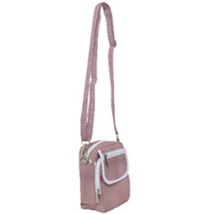 Pink Alligator Print Shoulder Strap Belt Bag by LoolyElzayat