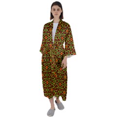 Rby-c-4-5 Maxi Satin Kimono by ArtworkByPatrick