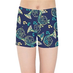 French Horn Kids  Sports Shorts by BubbSnugg