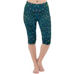 Reef Filled Of Love And Respect With  Fauna Ornate Lightweight Velour Cropped Yoga Leggings by pepitasart