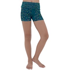 Reef Filled Of Love And Respect With  Fauna Ornate Kids  Lightweight Velour Yoga Shorts by pepitasart
