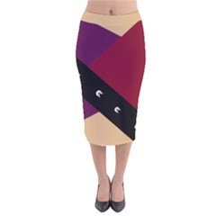 Ljp Velvet Midi Pencil Skirt by Ladyjpstyles07