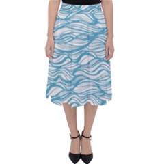 Abstract Classic Midi Skirt by homeOFstyles