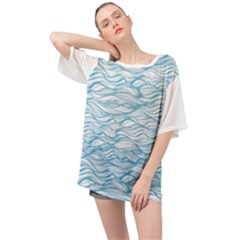 Abstract Oversized Chiffon Top by homeOFstyles