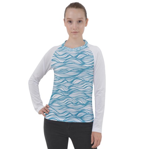 Abstract Women s Pique Long Sleeve Tee by homeOFstyles