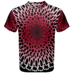 Gradient Spirograph Men s Cotton Tee by JayneandApollo