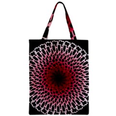 Gradient Spirograph Zipper Classic Tote Bag by JayneandApollo