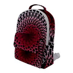 Gradient Spirograph Flap Pocket Backpack (large) by JayneandApollo