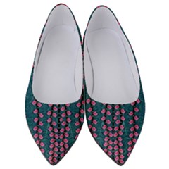 Japanese Sakura Blossoms On The Mountain Women s Low Heels