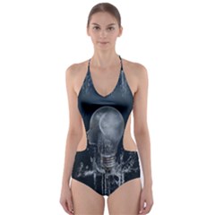 Awesome Light Bulb Cut-Out One Piece Swimsuit