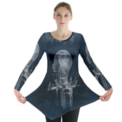 Awesome Light Bulb Long Sleeve Tunic 