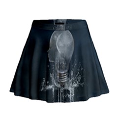 Awesome Light Bulb Mini Flare Skirt by FantasyWorld7