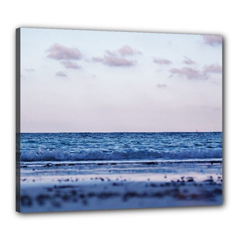 Pink Ocean Hues Canvas 24  X 20  (stretched) by TheLazyPineapple