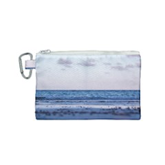 Pink Ocean Hues Canvas Cosmetic Bag (small) by TheLazyPineapple