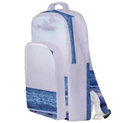 Pink Ocean Hues Double Compartment Backpack by TheLazyPineapple
