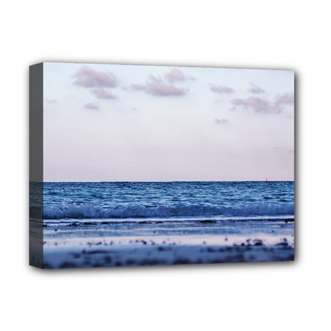 Pink Ocean Hues Deluxe Canvas 16  X 12  (stretched)  by TheLazyPineapple