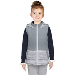 Stormy Seas Kids  Hooded Puffer Vest by TheLazyPineapple