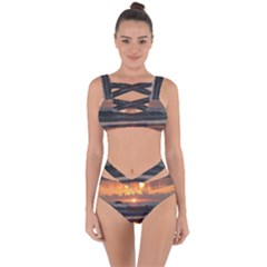 Ocean Sunrise Bandaged Up Bikini Set  by TheLazyPineapple