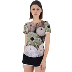 Sea Urchins Back Cut Out Sport Tee