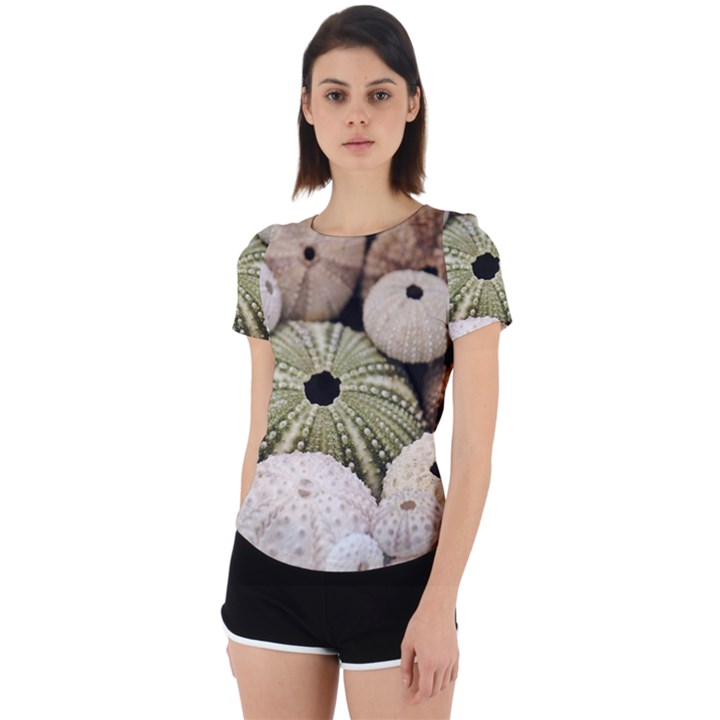 Sea urchins Back Cut Out Sport Tee