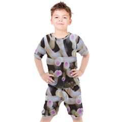 Sea Anemone Kids  Tee And Shorts Set by TheLazyPineapple
