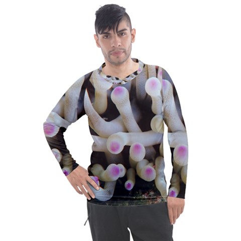 Sea Anemone Men s Pique Long Sleeve Tee by TheLazyPineapple