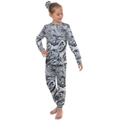 Pebbels In The Pond Kids  Long Sleeve Set  by ScottFreeArt