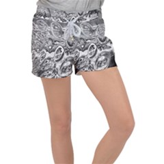 Pebbels In The Pond Velour Lounge Shorts by ScottFreeArt