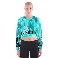 469823231 Glitch48 Cropped Sweatshirt by ScottFreeArt