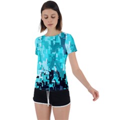 469823231 Glitch48 Back Circle Cutout Sports Tee