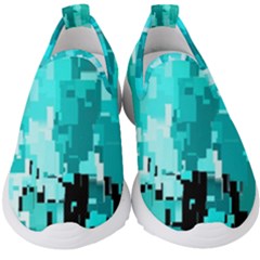 469823231 Glitch48 Kids  Slip On Sneakers by ScottFreeArt